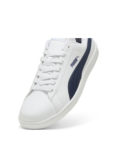 Puma Up Erkek Spor Ayakkabı Beyaz Lacivert Beyaz - Lacivert