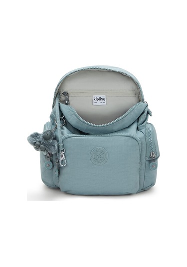 Kıplıng City Zip Mini Küçük Boy Sırt Çantası Gri Relaxed Grey Gri