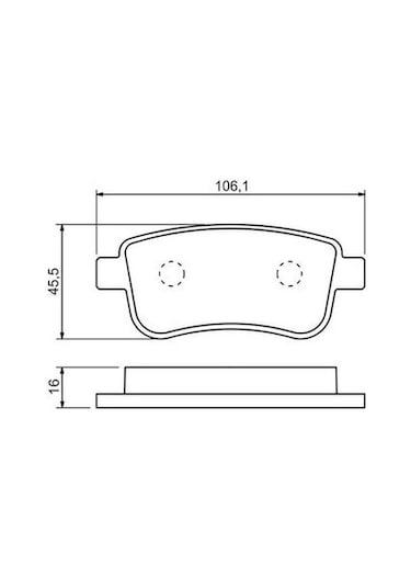 Renault Megane 4 1.2 2015-2021 Bosch Arka Balata