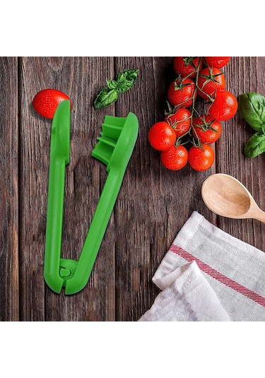 Homyl Üzüm Dilimleyici Manuel Mutfak Gereçleri Kesme Aleti Yeşil
