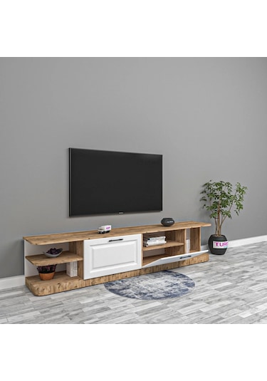 Galaxy Membran Tv Ünitesi Suntalam Beyaz