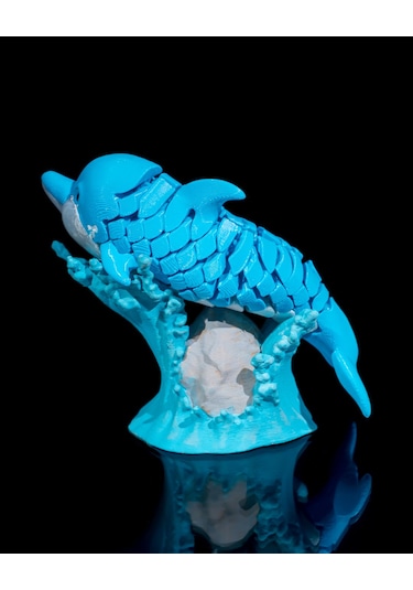 Hareketli Yunus Balığı 11x10 Cm