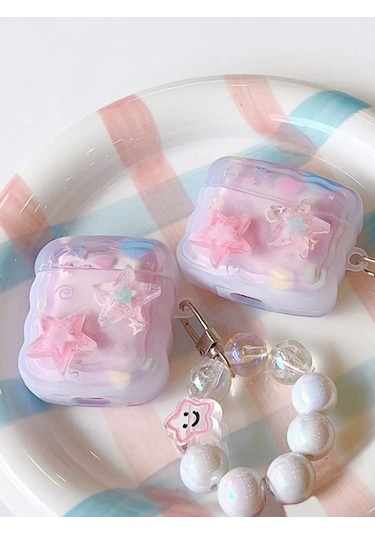 Cronax Airpods Uyumlu 2 İçin Silikon Kılıf Anahtarlıklı 260867643 Pembe