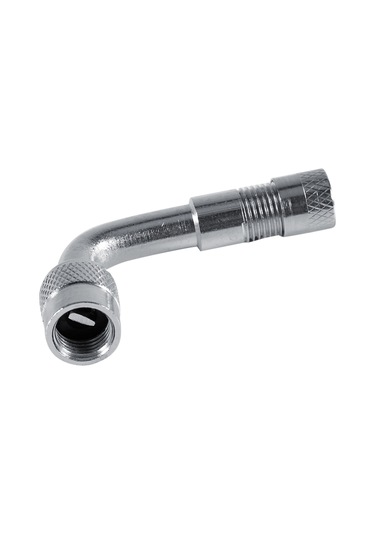 Yaleker Araç Ve Motosiklet Lastik Valfi 135 Genişletme Hortumu, Gümüş Nikel Kaplama, Basınç Kontrolü Ve Hava Doldurma Kolaylığı Sağlar