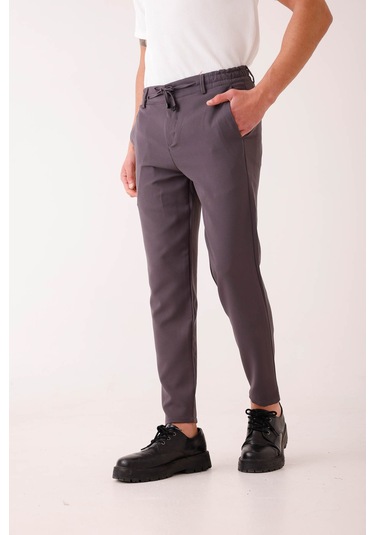 Splendor Bağcıklı Pantolon - Antrasit Antrasit