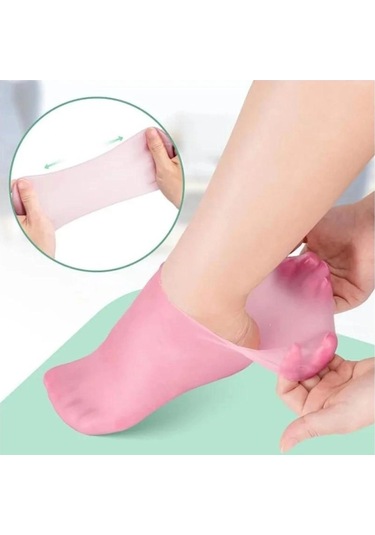 Premium Silikon Nemlendirici Çorap Evde Spa Etkili Ayak Bakımı