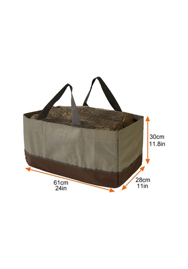 Yifomall Esnek Ve Dayanıklı 600d Oxford Kumaş Odun Taşıma Çantası - Yüksek Kapasiteli Çok Amaçlı Nakliye Aleti