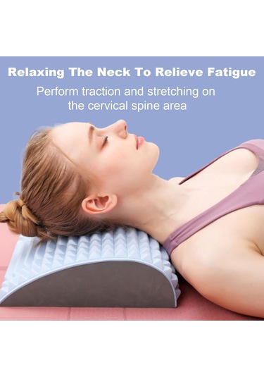 Yifomall Lumbağın Rahatlaması İçin Gövde Germe Aleti, Omuz-bel-engel Masajı, Spina Düzeltme, Fitness Ve Sağlık Yardımcısı - Pembe Pembe