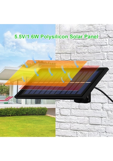 Güneş Enerjili Led'ler Tavan Işığı Kısılabilir 2 Aydınlatma Sıcak Beyaz