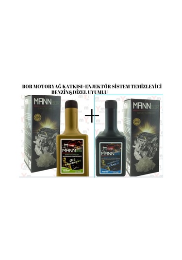Mannbor Nano Gold Bor Elmas Yağ Katkısı Enjektör Temizleyi.250Ml