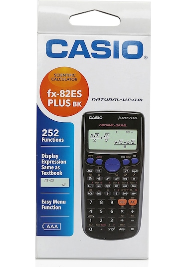 Casio FX-82ES Plus Bilimsel Hesap Makinesi Siyah Fiyatları ve Özellikleri