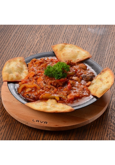 Lava Döküm Yuvarlak Çap Ø 21 CM Servis Tabağı