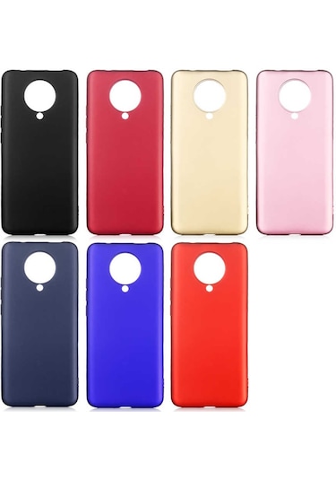 Xiaomi Redmi K30 Pro Kılıf Zore Premier Silikon Kapak Gold