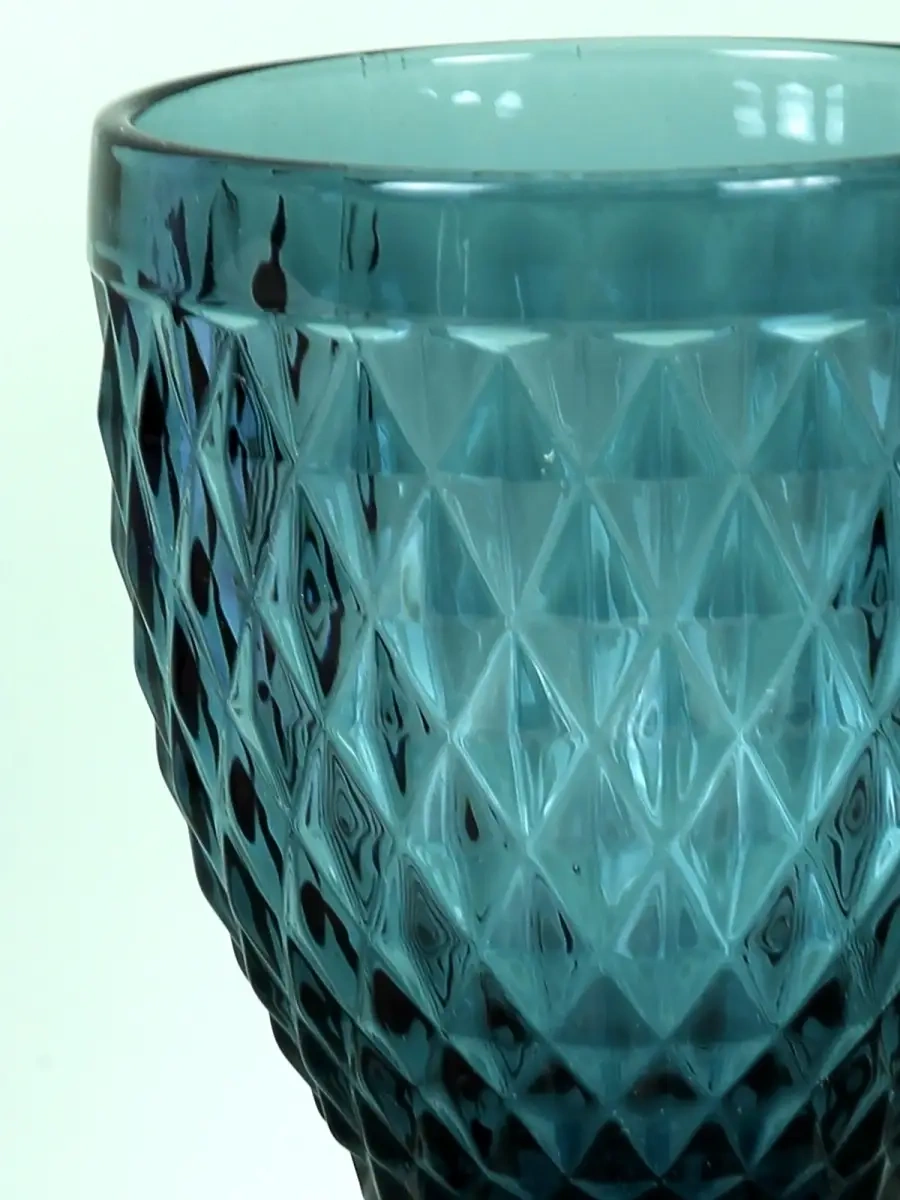 Amıkon Şarap Kadehi Seti 59329723 Mavi