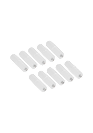 Tenfowee 10 Adet Şeffaf Aaa'dan Aa'ya Pil Dönüştürücü, Dayanıklı Abs Malzeme, Hafif Ve Taşınabilir