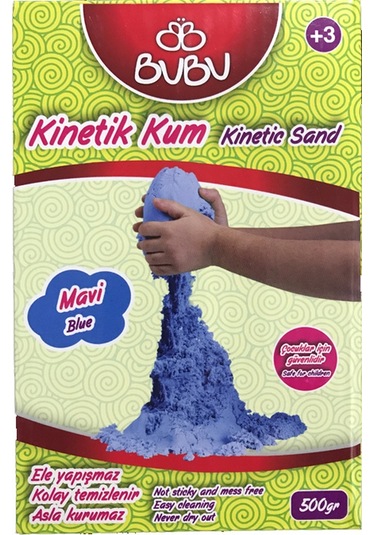 Bu-bu Mavi Kinetik Kum 500 Gr. Ku0002