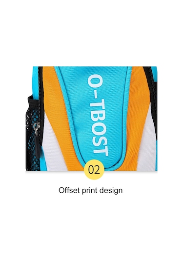 O-tbost Outdoor Casual Çok Fonksiyonlu Crossbody Sırt Çantası Gök Mavisi Ve Sarı