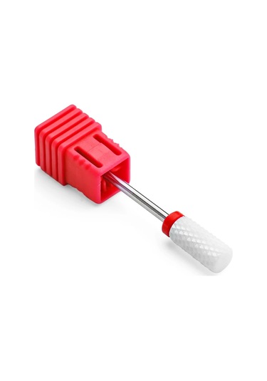 1 Adet Tungsten Karbür Freze Kesicisi Çapaklar Tırnak Matkap Uçları Makinesi Tırnak Kesici Tırnak Törpüsü Manikür Makinesi Tırnak Sanat Aksesuarları Koyu Kırmızı