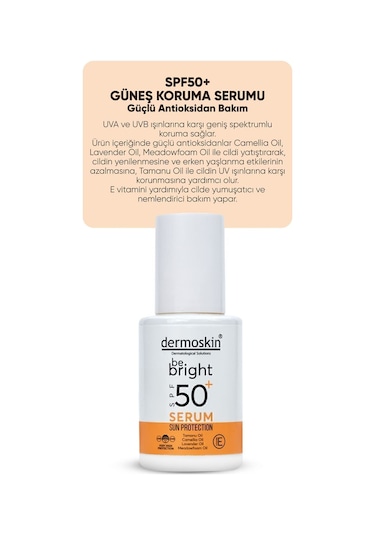 Dermoskıi Be Bright Sun Protection Serum SPF50+ 30 ML