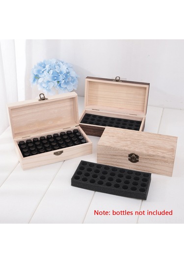 Teltree Ahşap Esans Yağı Saklama Kutusu - 1-3ml Şişeler İçin Dayanıklı Ve Şık Organizasyon Çözümü Diğer