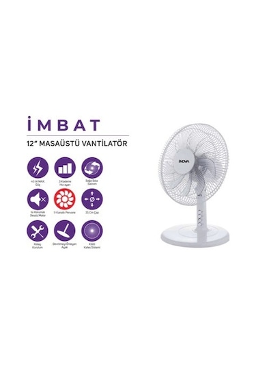 Inova Imbat 12 Inch Masaüstü Vantilatör