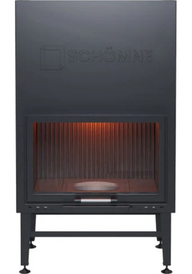 Schömne Elegance Düz Asansörlü Çelik Şömine Haznesi Düz 80 Lik