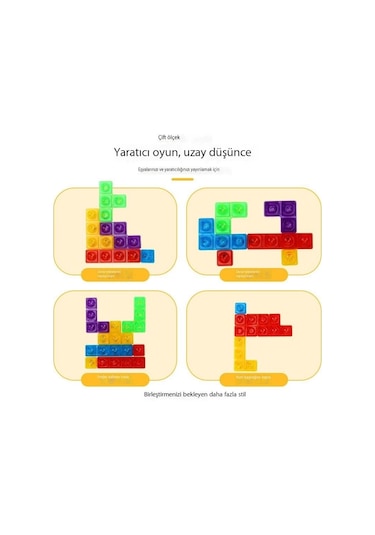 Tetris Akıllı Yapı Taşı Bulmaca Çeşitli Blok Masaüstü Oyunu