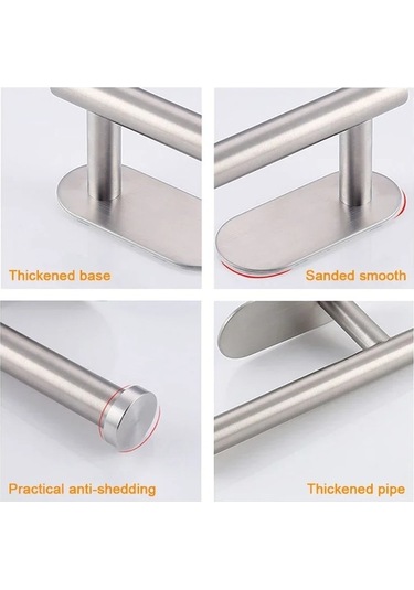 Maoyaya Hiçbir Sondaj Tuvalet Kağıdı Tutucu Gümüş Paslanmaz Çelik Çok Renkli Çok Renkli