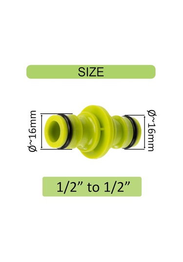 5'li Paket 1/2' Adaptör - Hızlı Bahçe Hortumu Adaptörü - Plastik/abs Diğer