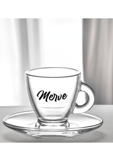 Bk Gift Kişiye Özel İsimli 2li Cam Kahve Fincanı & Türk Kahvesi & Gümüş Metal Kutuda Kokulu Mum Hediye Seti-1, Sevgiliye Hediye, Yıl Dönümü Hediyesi K