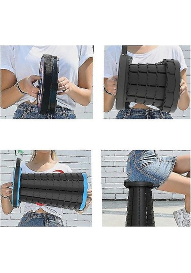 Bloomnest Taşınabilir Katlanır Seyahat Koltuğu - Kamp Balıkçılık Sandalyesi - Gri Gri