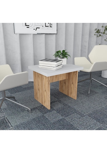 Padova 5'li Ofis Takımı  Model 3 Çam Beyaz