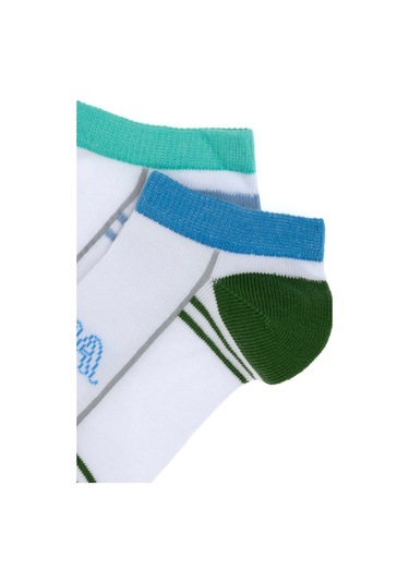 U.s. Polo Assn. Erkek Çocuk Beyaz Çorap Patik 50311343-vr013 Beyaz