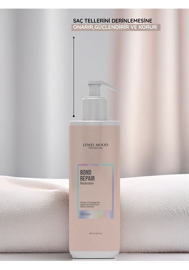 Lewel Mood Bond Repair Yıpranmış Saçlar İçin Onarıcı Şampuan 400 ML