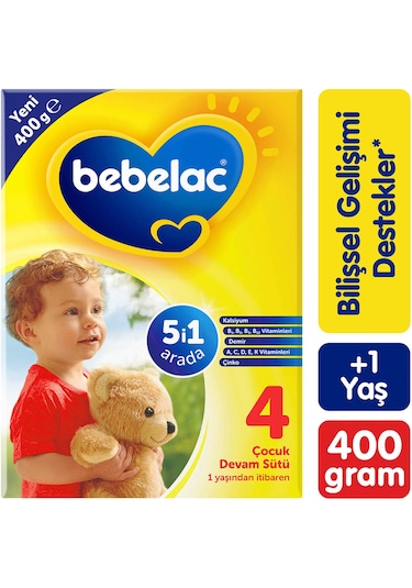 Bebelac 4 Çocuk Devam Sütü 1 Yaş+ 400 G