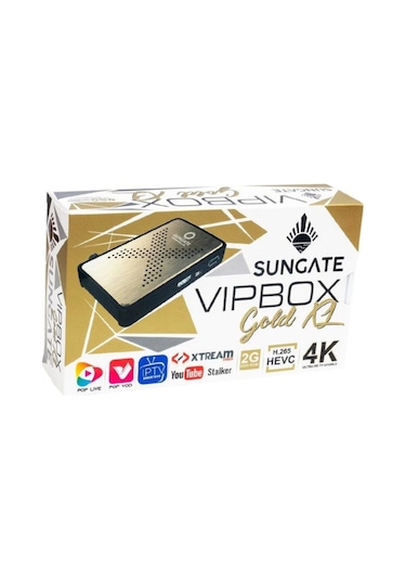 Sungate Vipbox Gold Xl Full Hd Ip Uydu Alıcısı Sungate Xl