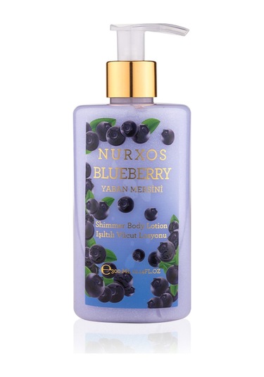 Nurxos 9890 Blueberry Yaban Mersini Hediyelik Kutulu 3'lü Set Vücut Spreyi & Losyon & Duş Jeli