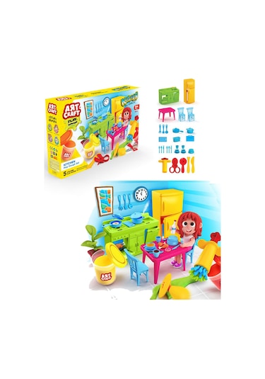 Oyuncak Mutfak Oyun Hamur Seti 280 Gr Eğitici Set
