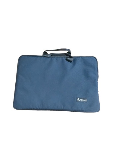 A4 Evrak Tablet Çantası Kumaş Tutma Askılı Lacıvert