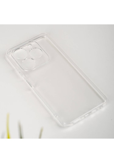 Zore Tecno Spark 20 Kılıf 2mm Anti Shock Silikon - Renksiz Renksiz