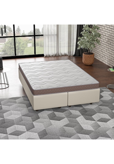 Mobpazar Açelya Full Ortopedik Bamboo Yatak,Nefes Alan Örme Kumaşlı