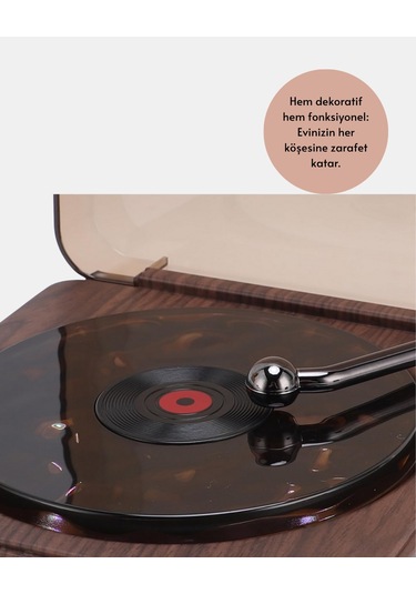 Saatli Gece Işıklı Hoparlör Modern Ve Vintage Tasarım