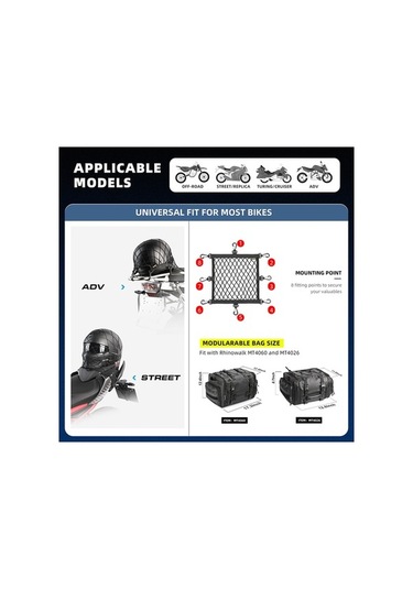 Ulzyvf Evrensel Kask Saklama Filesi - Hafif, Pratik, Yer Kaplamayan Taşıma Çantası