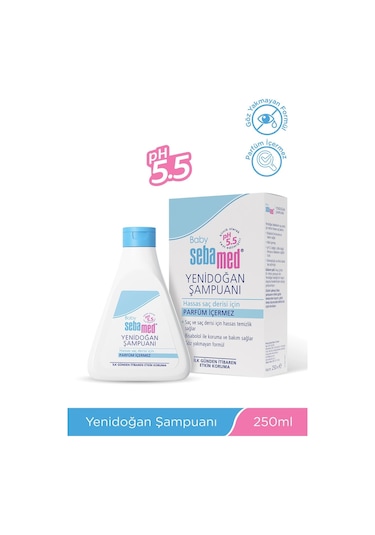 Baby pH 5.5 Bisabolol İçerikli Koruma ve Bakım Sağlayan Yenidoğan Bebek Şampuanı 250 ml