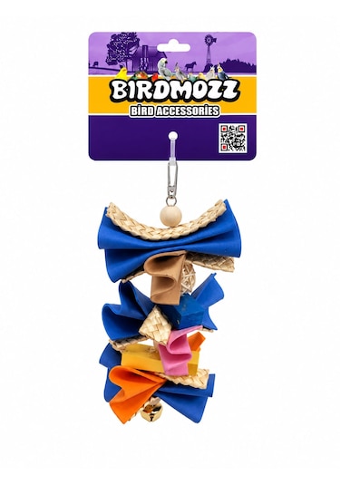 Birdmozz Premium Çapraz Fiyonklu Kuş Oyuncağı