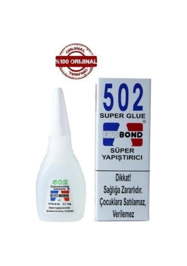 Evobond 502 Super Glue Süper Yapıştırıcı 20gr