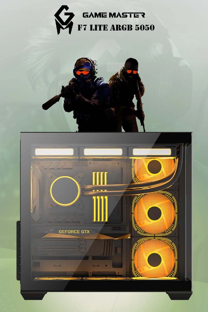 Game Master F7 Lite Argb i5-12400F 16 GB 512 GB SSD RTX5050 Free Dos Masaüstü Oyuncu Bilgisayarı