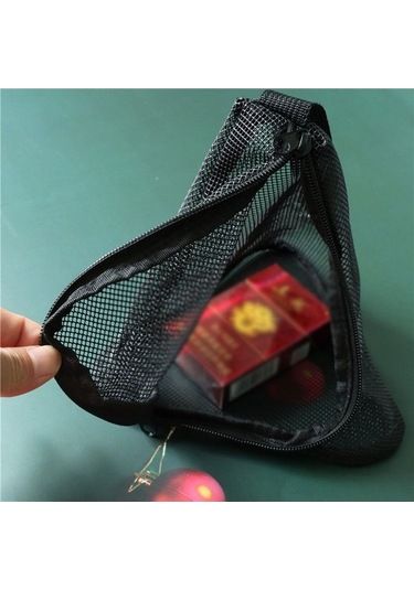 Tongxida Kamp İçin Katlanabilir Pvc Çekirdekli Triangular Kurutma Ağı - Su Filtreli Asma Depolama Çantası Çok Renkli