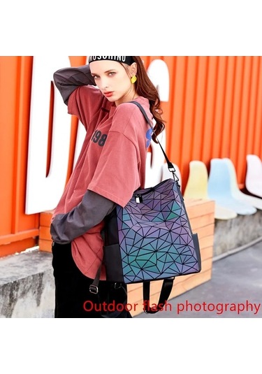 Zyzqstore Parlak Kadın Sırt Çantası, Omuz Askılı Standart, Çıkarılabilir Standart