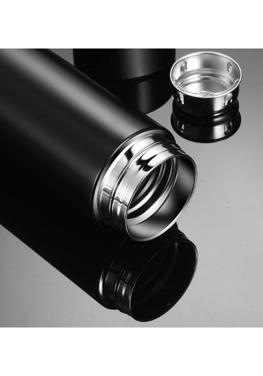 Kosona 500ml 304 Çelik Isı Ve Soğuk Saklama Sürekli Led Ekranlı Su Geçirmez Vakuum Termos Bardak Mavi Diğer